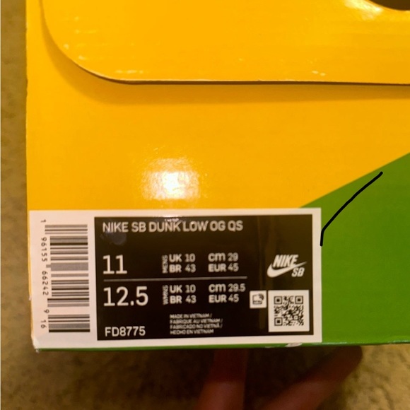Nike Huf San Francisco Men’s size 11 used - Picture 3 of 8